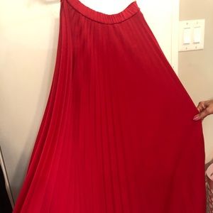 Beautiful red, long skirt